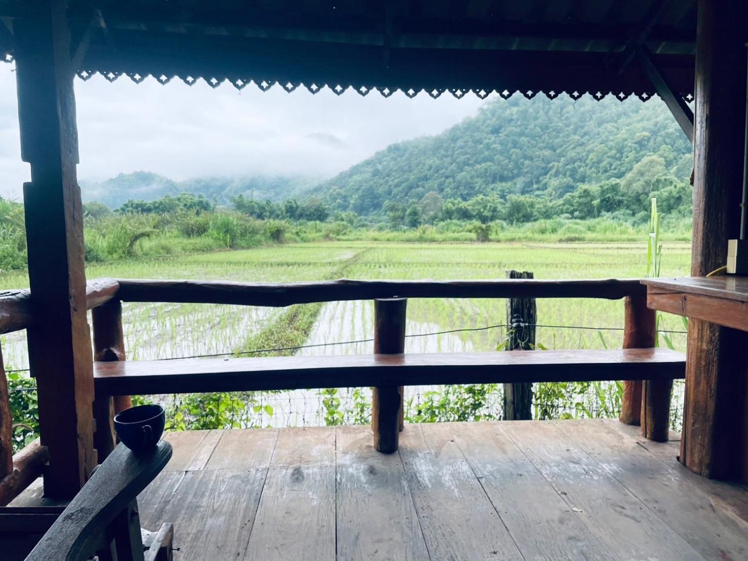 บ้านสวนวิวทุ่ง Ban Mae Sap Nua Exterior foto